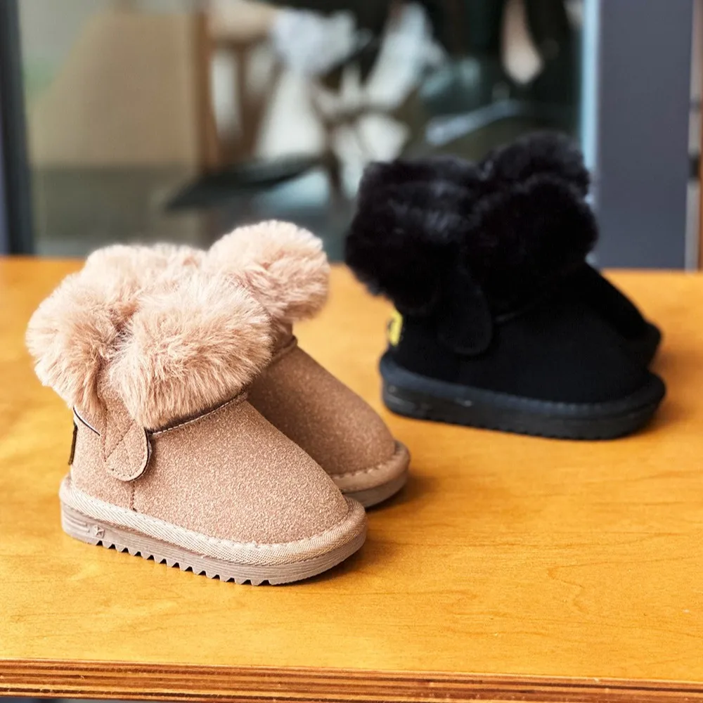 العلامة التجارية الطفل حذاء الثلوج 2025 الخريف جديد حذاء قطني للأطفال مع سميكة المخملية حذاء طفل خطوة حذاء موضة فتاة الأحذية بوتاس نينا #2