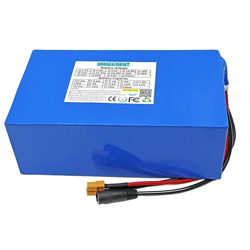 New 21V 45ah 21700 6S9P lithium-ion battery with large capacity and high power solar outdoor rechargeable battery with built-in