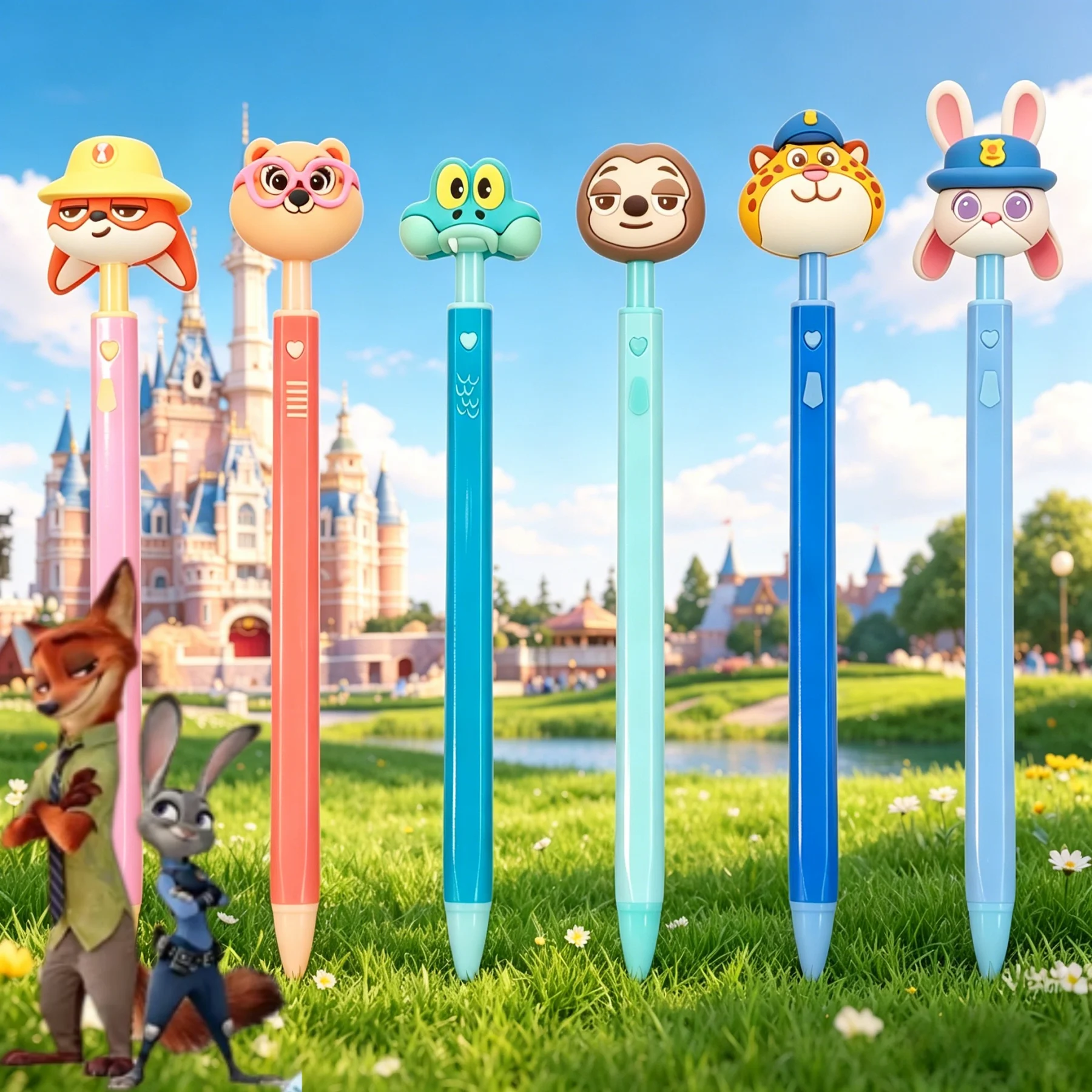 

2026 NEW Cartoon Zootopia 2 Anime Gary Gel Pen Snake Ballpoint Pen Detoxification Pen Creative Fun Write Tool Student Stationery