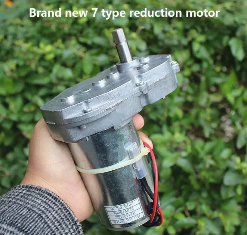 Motor de desaceleración rectificador de 220V, 7 tipos, par de gran potencia, imán permanente, Motor de desaceleración de CC, puente rectificador de alimentación