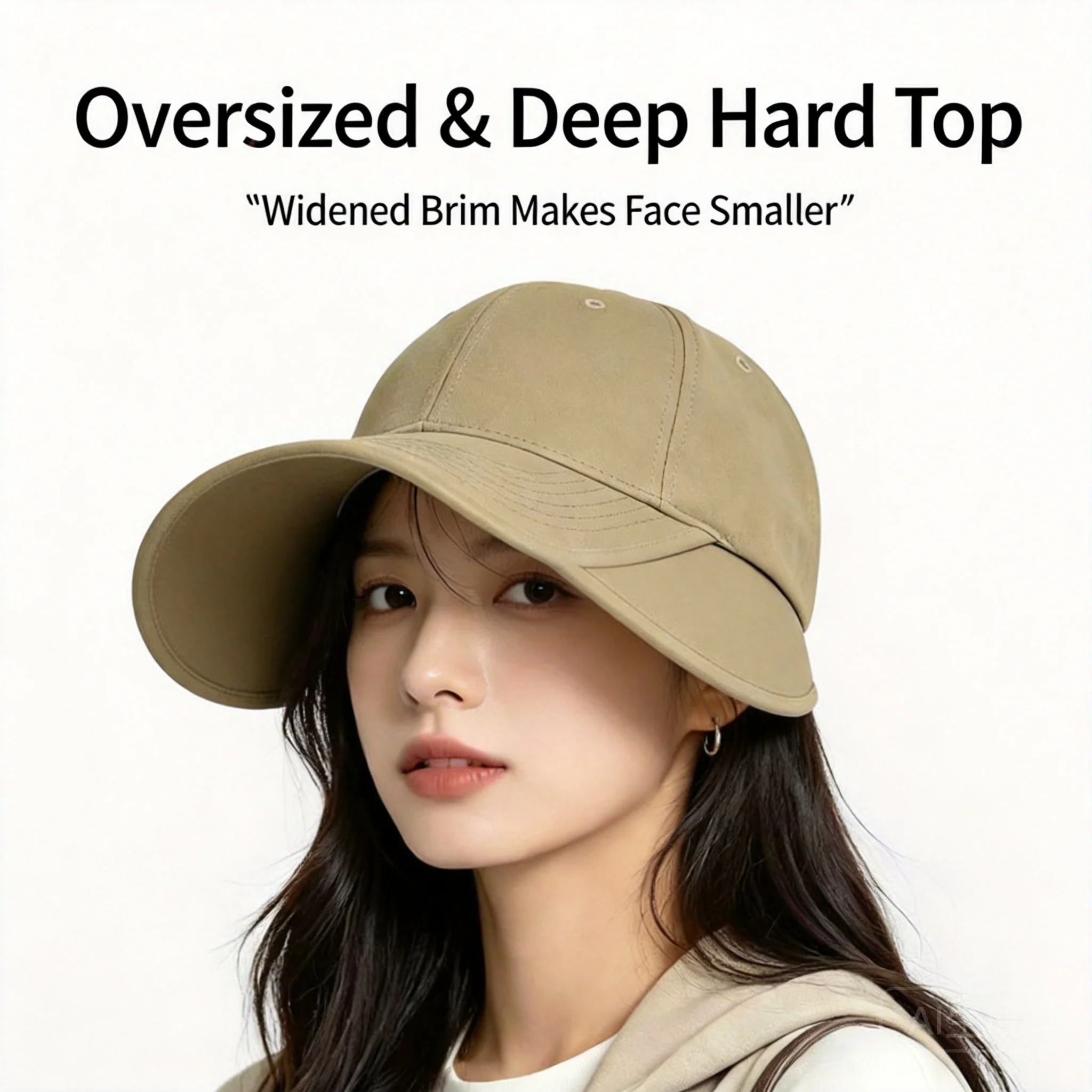 100 Percent Cotton Brushed Structured Baseball Caps For Men Women Extra Large Size Up To 65cm Wide Brim Deep Crown Adjustable
