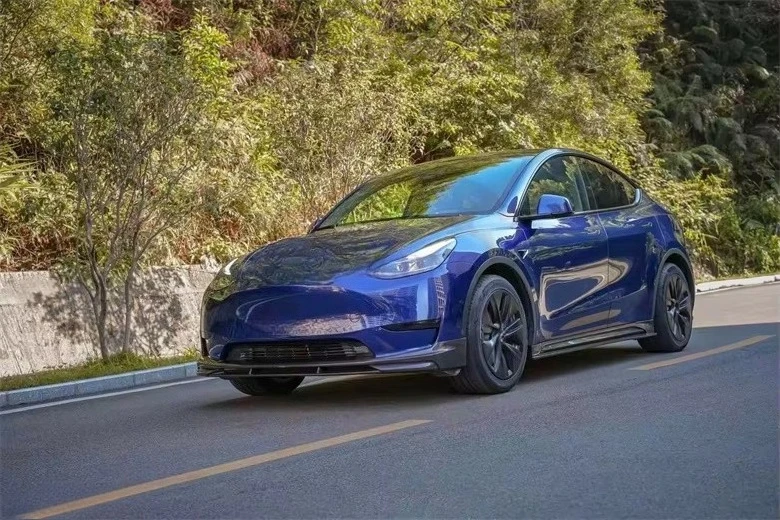 Newly Launched PK Style Dry Carbon Fiber Front Bumper Lip for Model Y Body Kit