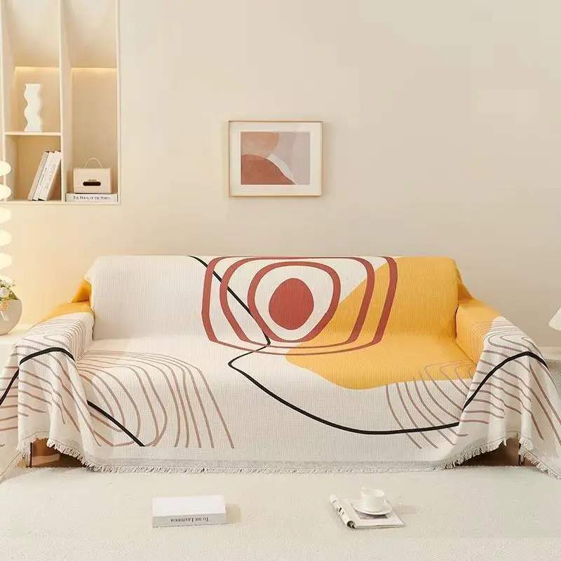 French Style Light Luxury Sofa Cover Universal Non-Slip All-Season Fabric High-Quality Sofa Slipcover Anti-Cat