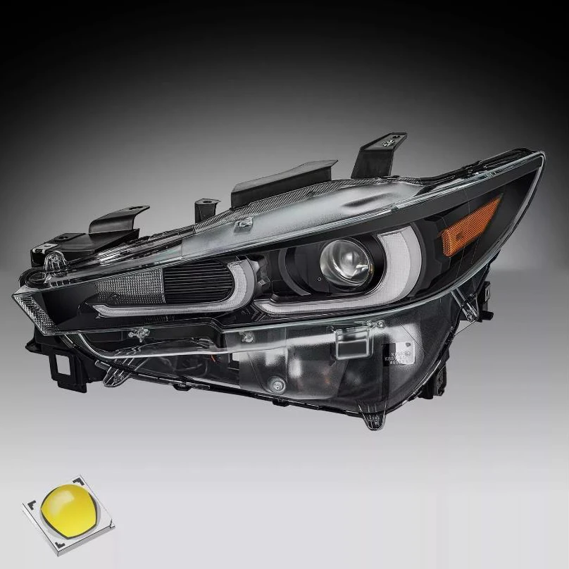 مصابيح أمامية LED للمركبة LED يمين يسار عالي الجودة - مع AFS متينة لمازدا CX-5 2022 2023 2024 مصباح أمامي LED للسيارة
