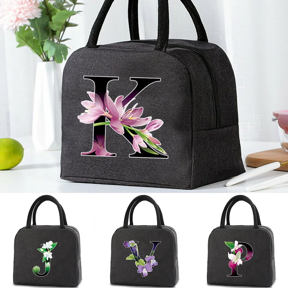 Lunch Bag Insulated Picnic Carry Lunch Pouch Thermal Portable Lunch Box Bento Pouch Lunch Container Food Storage Bags for Women