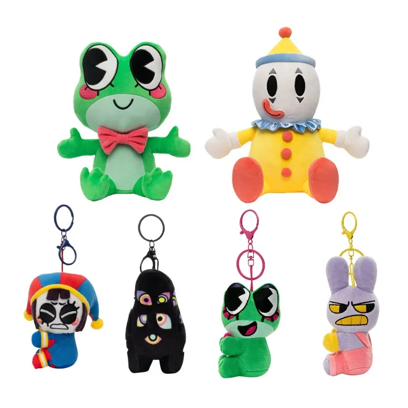 13/25/30cm Cute The Amazing Digital Circus Series Magnetic Attraction Plush Toy Cartoon Role Creative Stuffed Toy Birthday Gift
