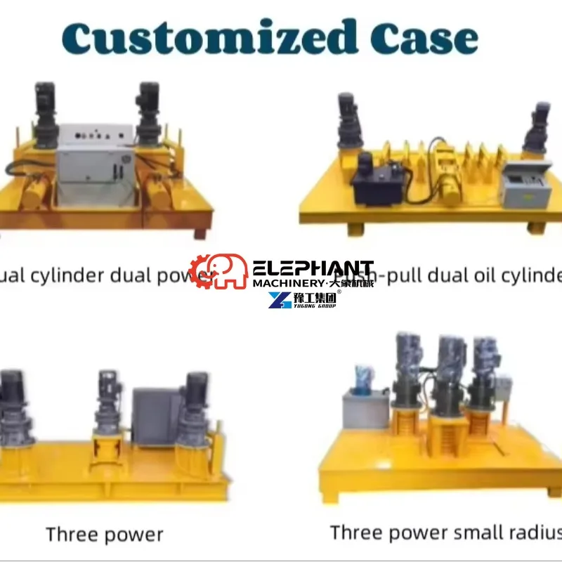 Hot Sale Automatic I-Beam Steel Bending Machine Tunnel Bridge Square Pipe Top Bending Machine 12KW Power