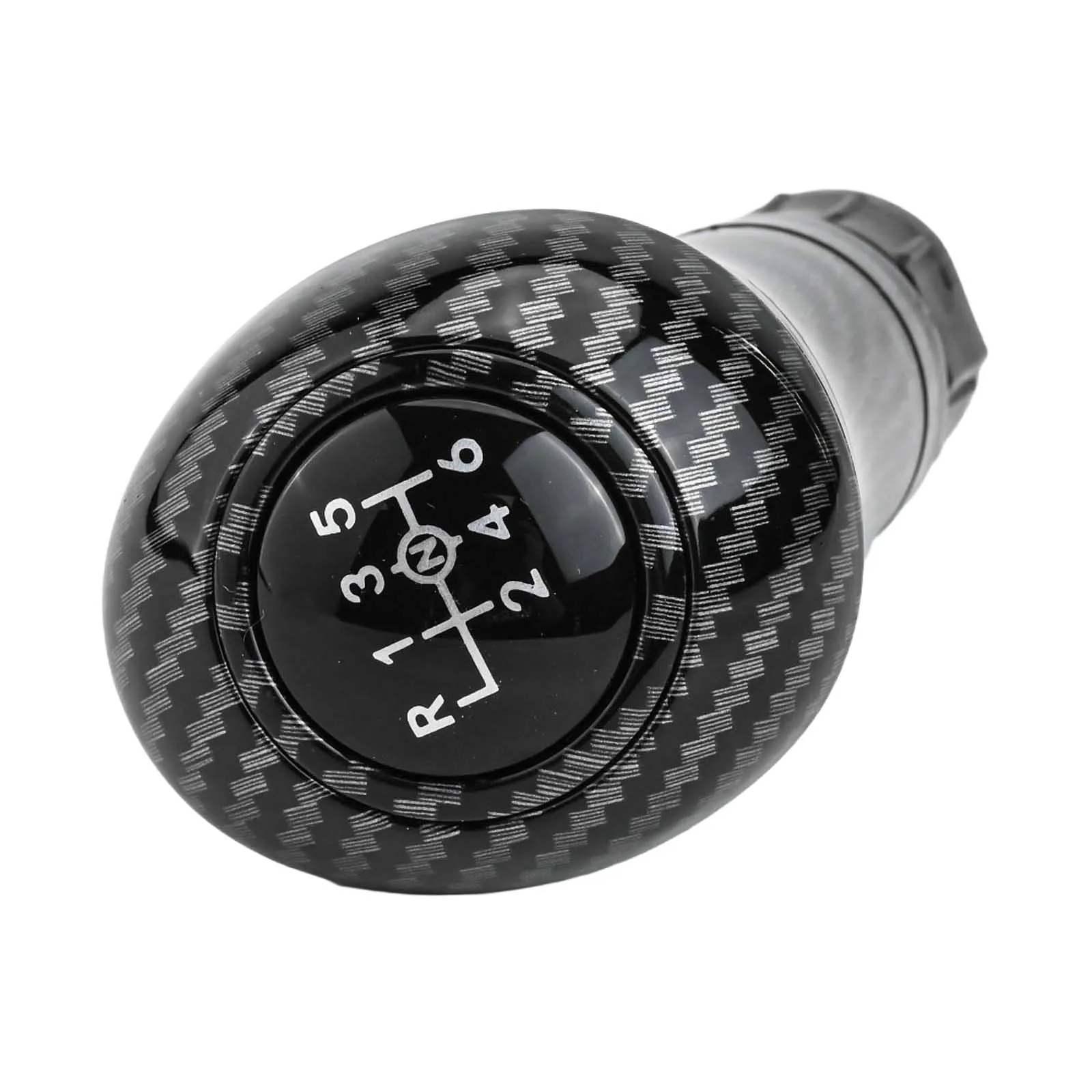 Accessory Knob 6 Speed Knob Carbon Fiber Style ABS Material Construction for custom Fit For W203 Elevated Driving Experience