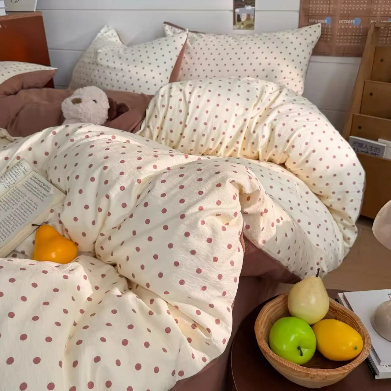 Grey Bedding Set Ins Grid Blue Green Duvet Coer Pillowcase Bed Sheet Twin Single Queen Size Comforter Cover Home Bedding