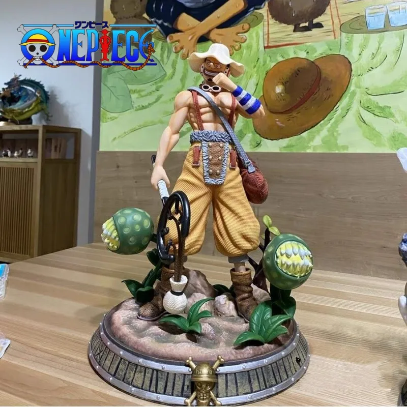 New 38cm One Piece Usopp Action Figure Luffy The Straw Hat Pirates's Sniper Anime Figures Pvc Collectable Model Toys Gifts Kids