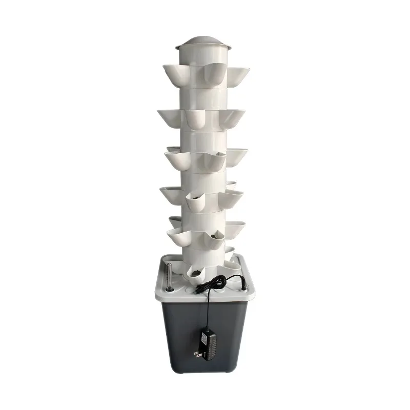 

DIY Balcony Vertical Hydroponic Planting System Removable PP Colonization Cup Home Garden Greenhouse Vertical Tower Planter