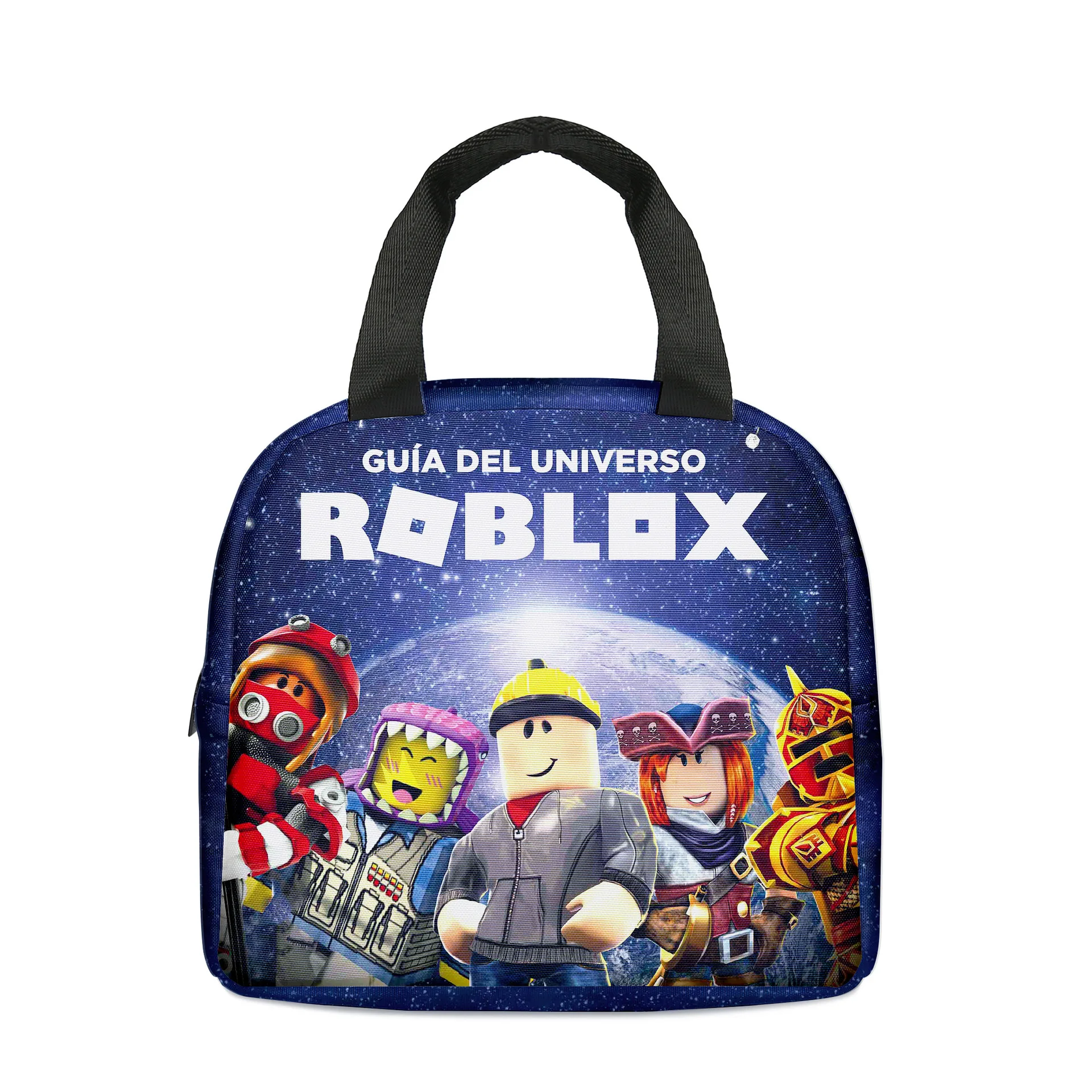 Roblox Lunch Bag School Students Lunch Box Bag Pencil case Primary and Middle School Students Schoolbag Boys Girls Anime Cartoon