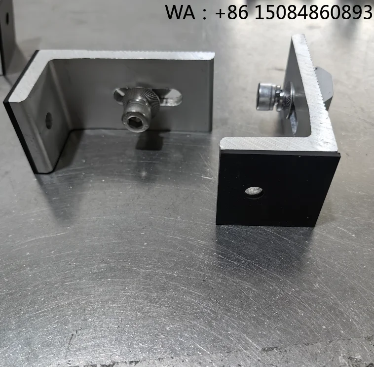 Metal Sheet Roof L Type Solar Bracket, PV Mount Accessories, Durable Solar Energy Hardware Parts for Outdoor Solar Panel Long-Te