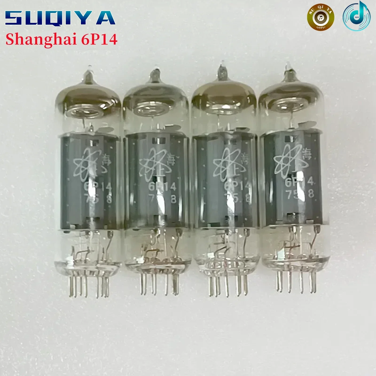 Shanghai 6P14 Tabung Vakum Kelas J Menggantikan 6p14 6BQ5 6N14N EL84 untuk Amplifier Tabung Audio HIFI Asli Cocok Tepat