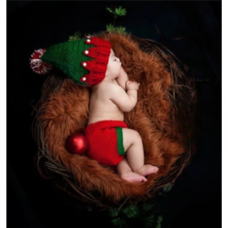 Newborn Christmas Photoshoot Outfit --newborn photography baby costume - 크리스마스 아기옷 - rekwizyty do sesji noworodkowej ,natal bebe