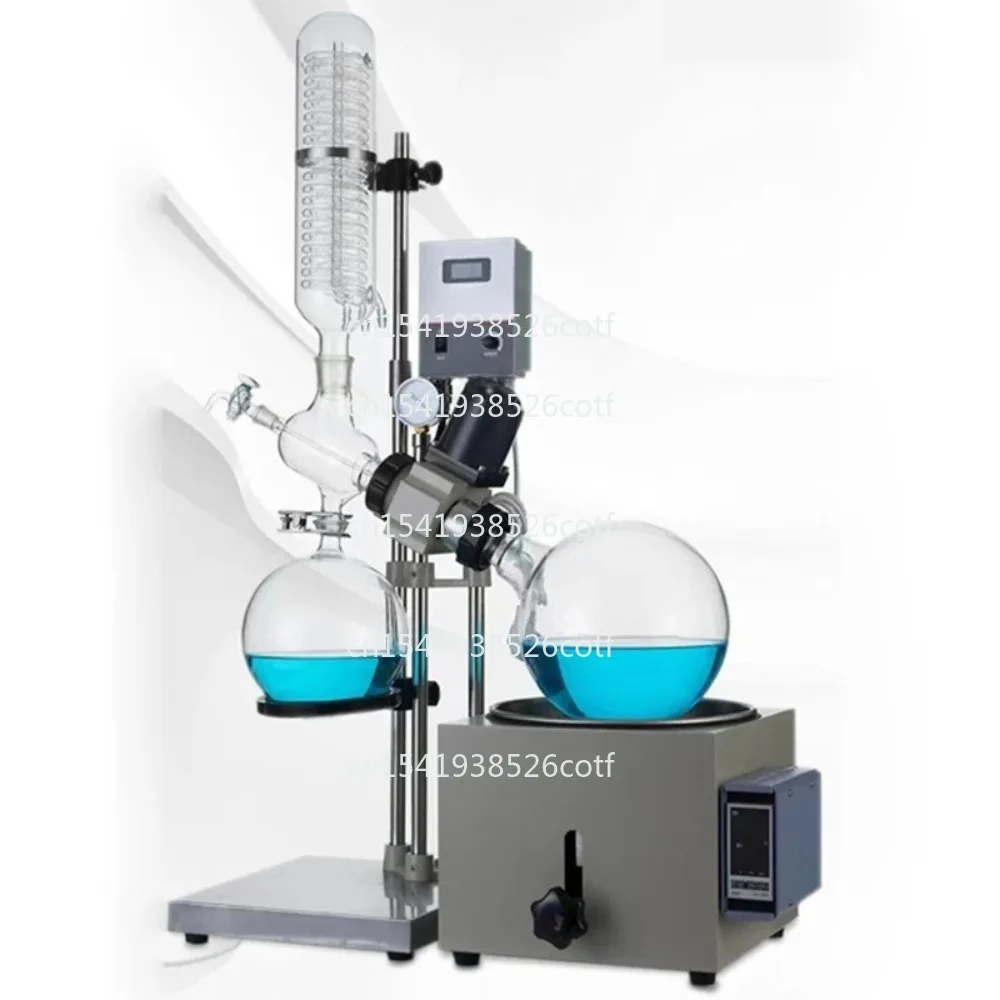 1L / 2L/3L Manual/Electric Lifting 0 - 120 Rpm Professional Rotary Evaporator Set Borosilicate Glass 220V 1.5KW