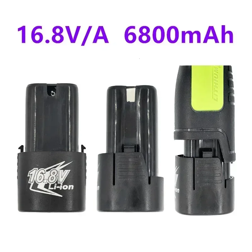 New 16.8V 6800mAh Lithium Battery 18650 Li-ion Power Tools accessories For Cordless Screwdriver Electric Drill Batter