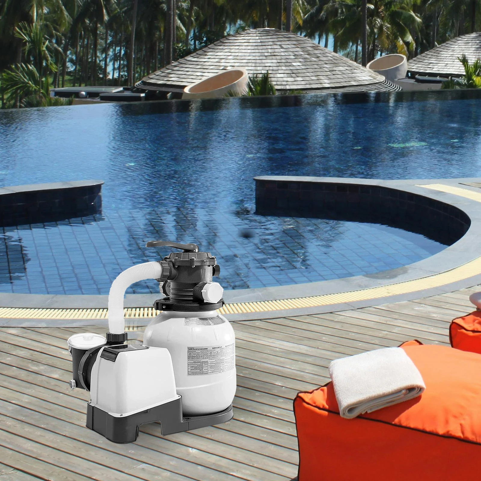 

Pool Pump Cover Acrylic Spa Sand Filter Replacement Cap Compatible With Intex Sf15110 Leakproof Easy Install Durable Efficient