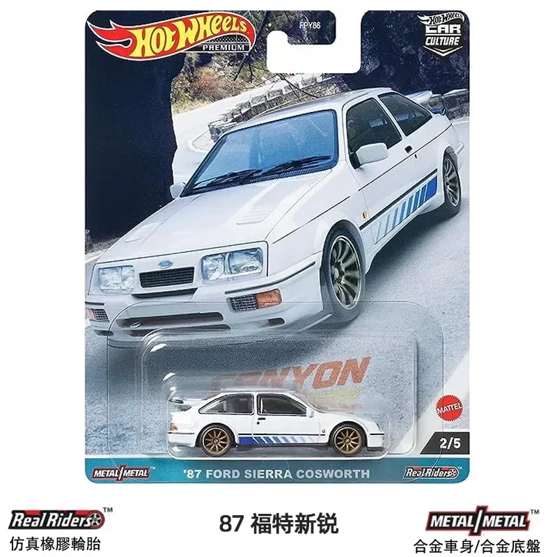 Original Hot Wheels Premium Car Culture  Canyon Warriors Coche 1/64 Boys Toys Children Diecast BMW M5 Ford Sierra Cosworth Gift