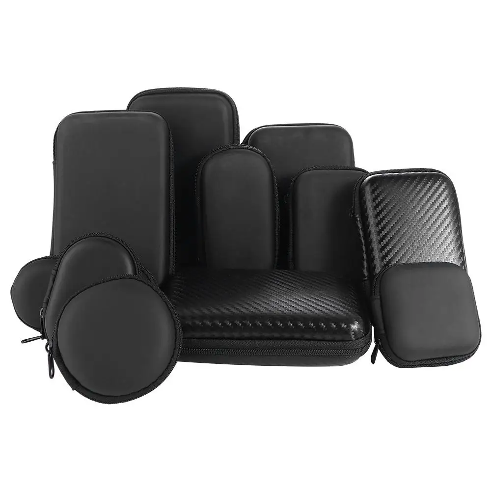 Purse Mobile Hard Disk Case Earphone Accessory Storage Pocket Pouch Earphone Bag EVA Zipper Bag Data Cable Bag Zip Lock Case