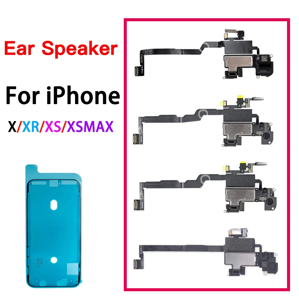 

Ear Speaker and Face ID Sensor Light Flex Cable For iPhone X XR XS Max With Screen Waterproof GlueAssembly Replacement