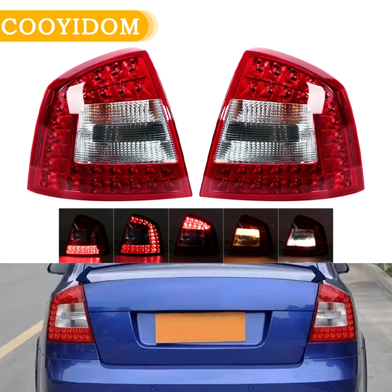 

Car Rear Bumper LED Tail Light For Skoda Octavia A6 2010 2011 2012 2013 2014 Brake Lamp Reverse Turn Signal Lamp Car-styling