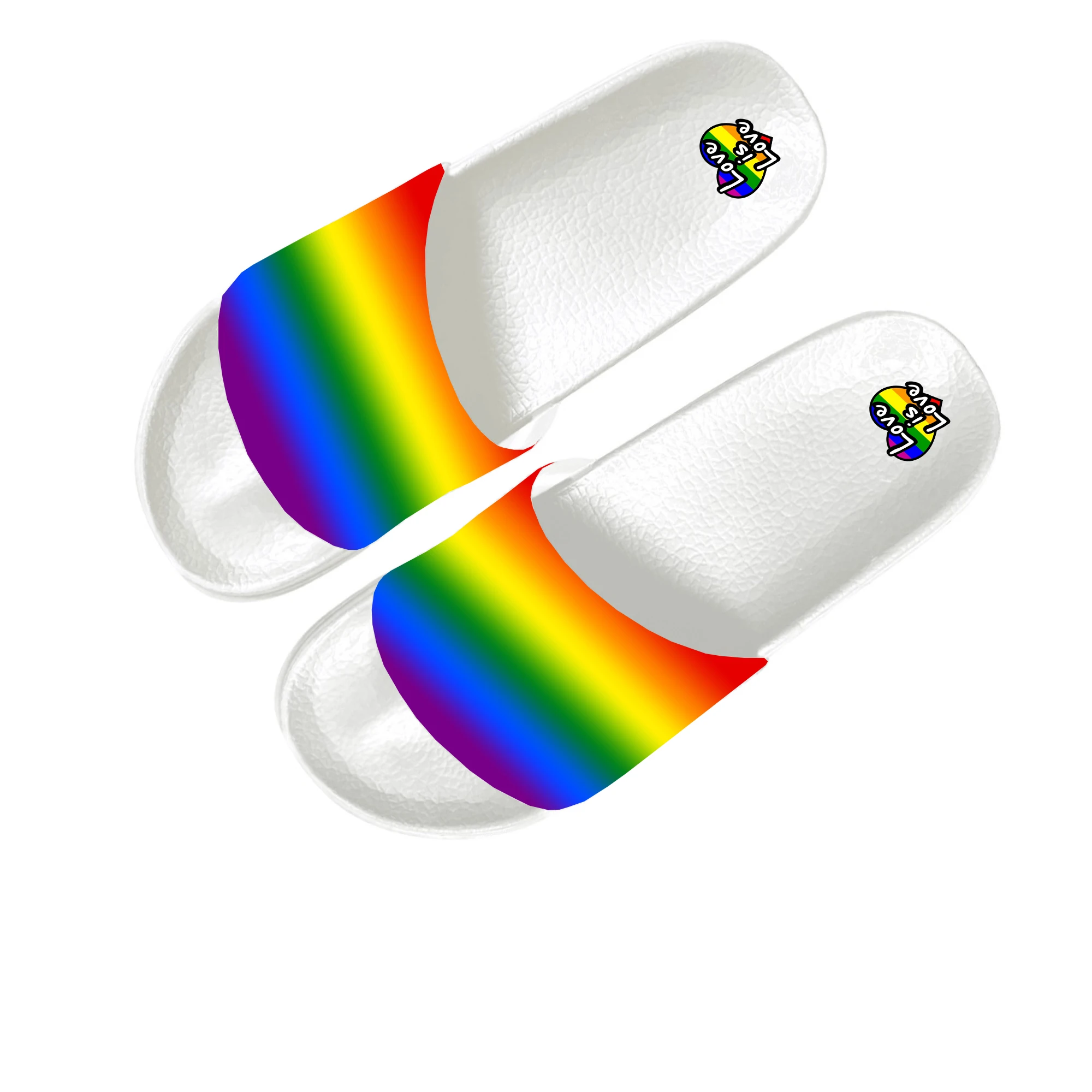 

Gay Pride Love Slippers Home Water Shoes Men Women Teenagers Children Bathroom Beach Pool Sandals That Can Be Worn Outside