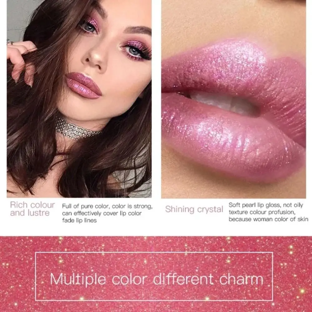 Nuovi 10 colori lucidalabbra perlescente opaco rossetto liquido a lunga durata cosmetici per il trucco lucidalabbra lucido impermeabile