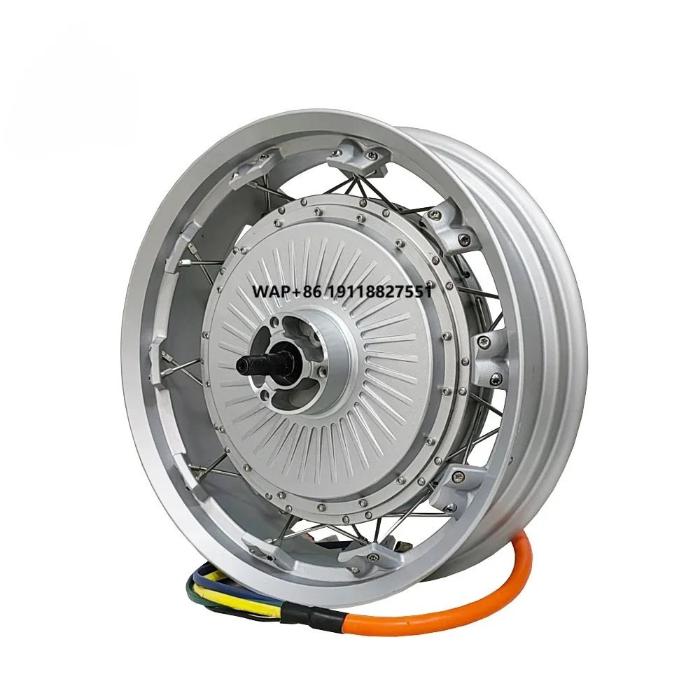 

Новый SiAECOSYS/QSMOTOR 273 8000 Вт V3 72 В с 17x4,5-дюймовым ободом колеса мопеда 120 км в час, высокоскоростной двигатель со спицами для электронного мотоцикла