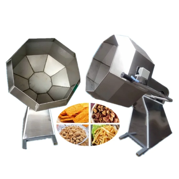 Factory supply Octagonal mixer/snack food seasoning machine/potato chip seasoning machine