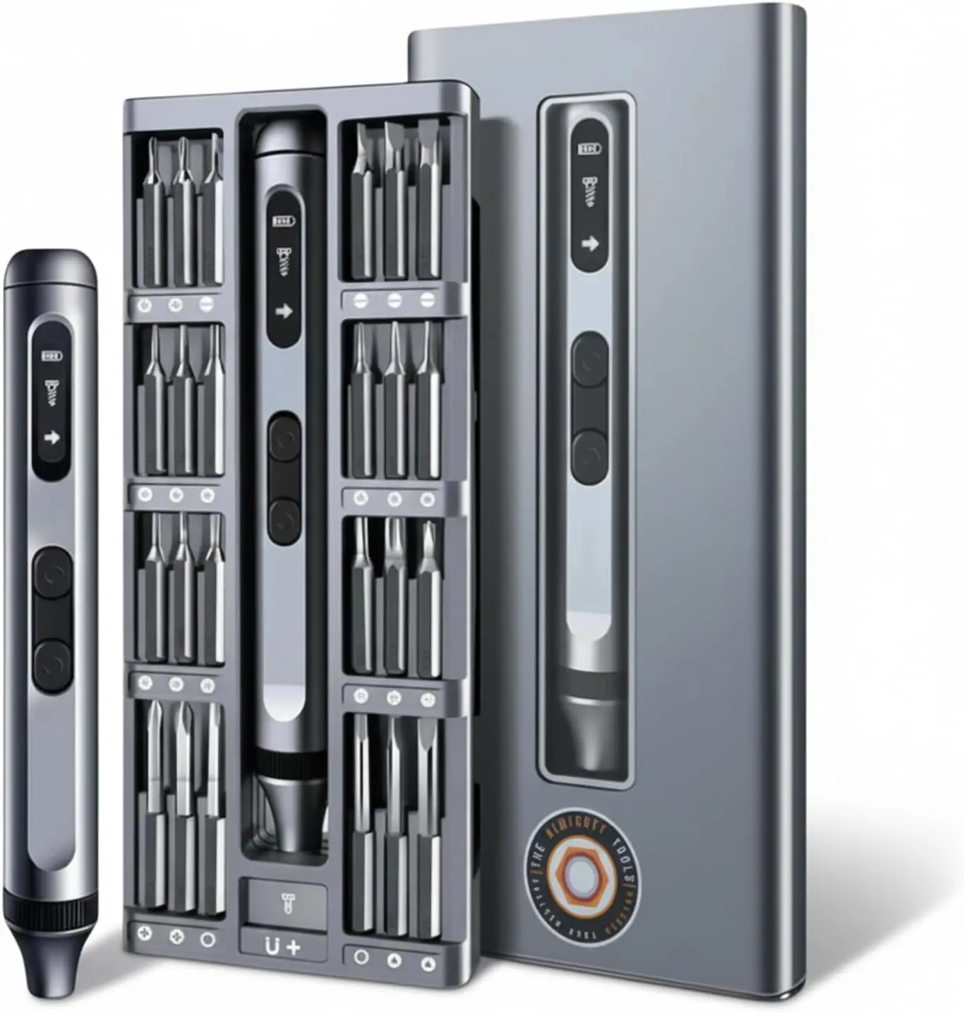 

Набор беспроводных электрических отверток 52-в-1 для ремонта электроники с магнитными насадками и LED-подсветкой