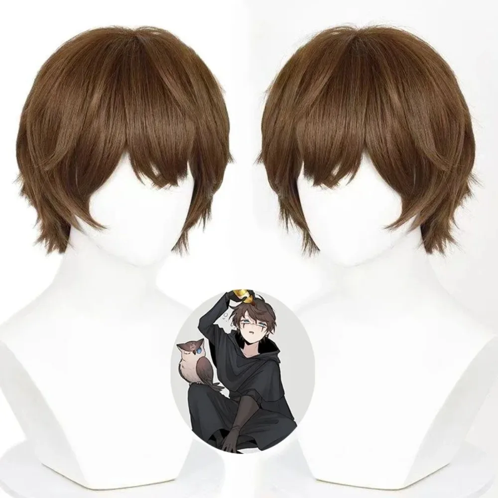 Eli Clark Character Modeling Headgear Party Man Match Headwear Simulation Wig Game Identity Ⅴ The Prophet Cos Short Hair Style