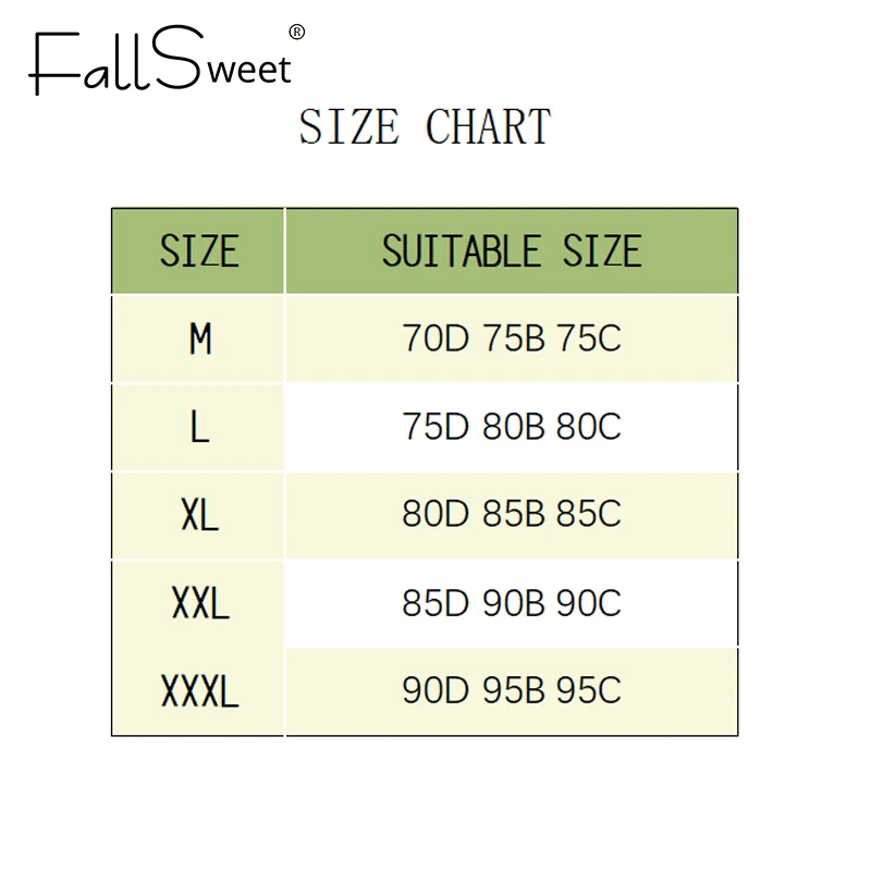 FallSweet Sexy Seamless Bras For Women Wire Free Active Underwear Female Plus Size Lingeire Sleepwear