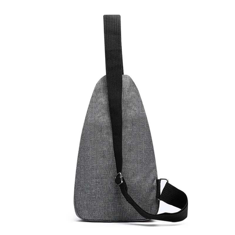 Sac de poitrine multifonctionnel en tissu Oxford pour hommes, sac à dos de loisirs, sac à bandoulière, sports de plein air, transfrontalier, nouveau, 2024