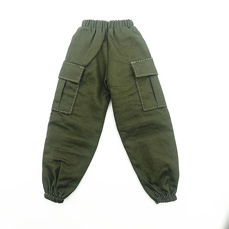 

1/6 Scale Men's Fashion Casual Pants with Side Pocket Models for 12''Figures Bodies DIY Accessories