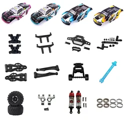 SCY 16101 16102 16103 PRO Modified Accessories Oil Shock Absorber Tire Bumper Shell Swing Arm 1/16 RC Car Spare Parts