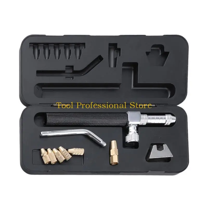 

57QF Water Oxygens Torch Soldering Jewelry Weldings Torch, Jewelers Micro Torch Kit Regulators Jewellery Making Tool