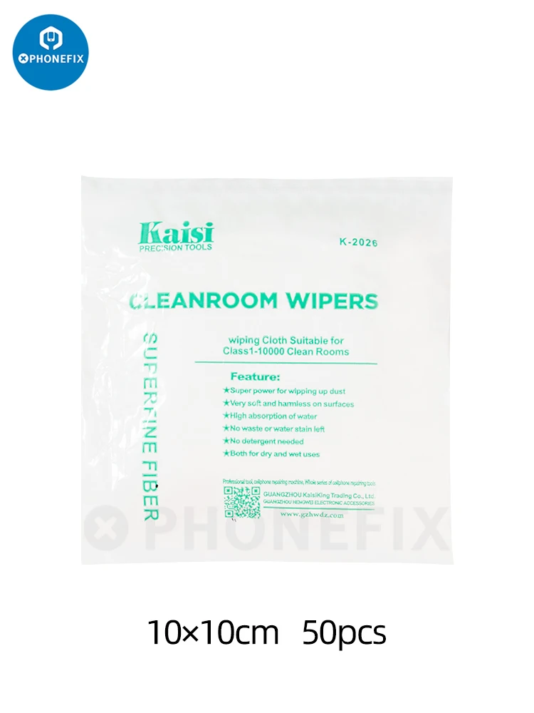 Zachte 50Pcs 200 Stks/zak Cleanroomwisdoek Non Stof Doek Stofvrij Papier Mobiele Telefoon Lcd Reparatie Tool Voor Klasse 1-10000 Schone Kamers