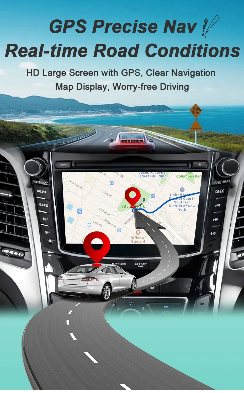 7-Zoll Android 16 Autoradio für BMW E46 3er-Serie 318 320 325 330 335 M3 1998-2005 GPS-Navigation WLAN Bluetooth FM Touchscreen Auto-Stereoanlage – Detail 12