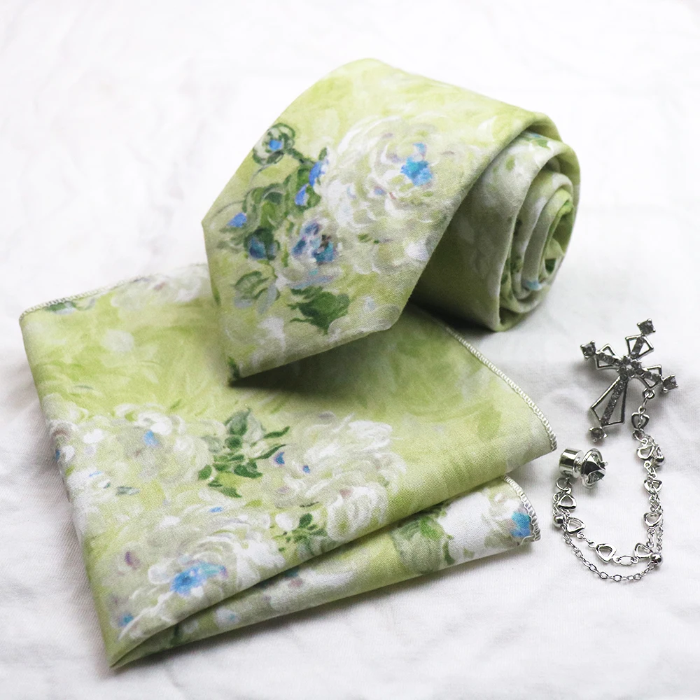3 pezzi cravatte set cravatta floreale stile invernale per uomo donna tasca quadrata da indossare ogni giorno spille matrimonio sposo smoking accessori