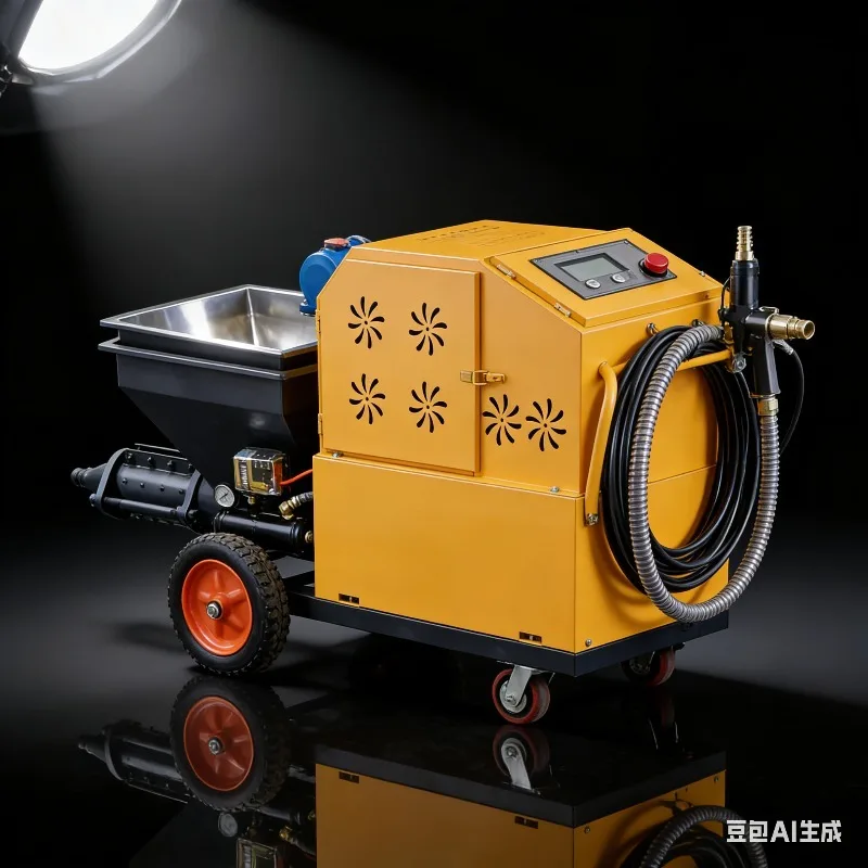 

Small Automatic Wall Plaster Cement Mortar Spraying Machine Free Shipping Wholesale Price