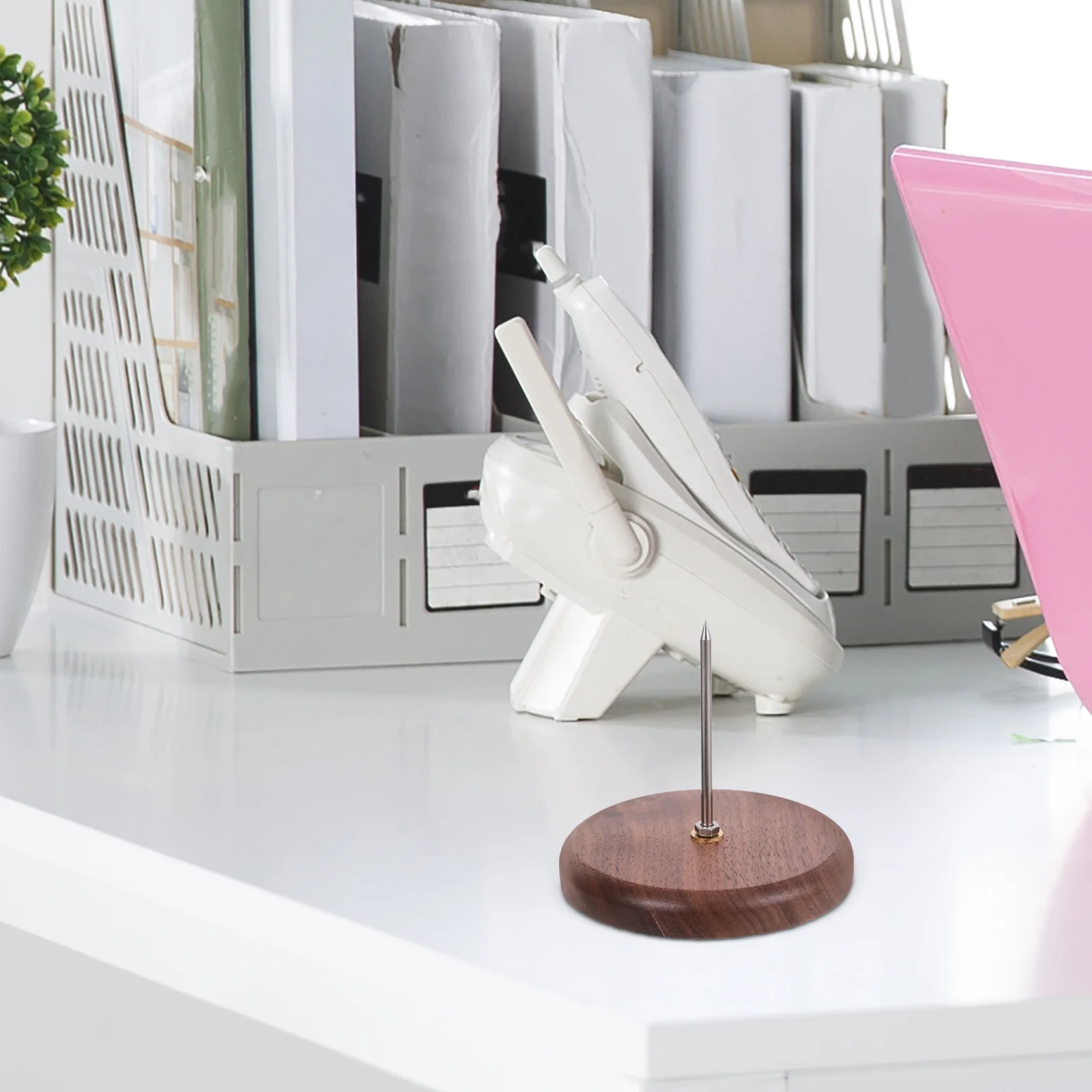 Bill Insert Desk Organizer Ticket Stand Receipt Holder Multipurpose Check Spike Convenient Bills Practical Memo