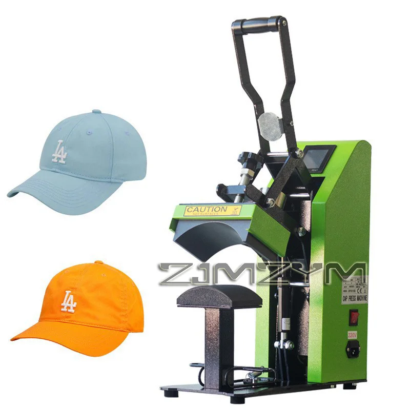 Macchina per sublimazione della pressa di calore del cappuccio della piastra riscaldante del cappello della pressa di calore del cappuccio in alluminio semiautomatico magnetico