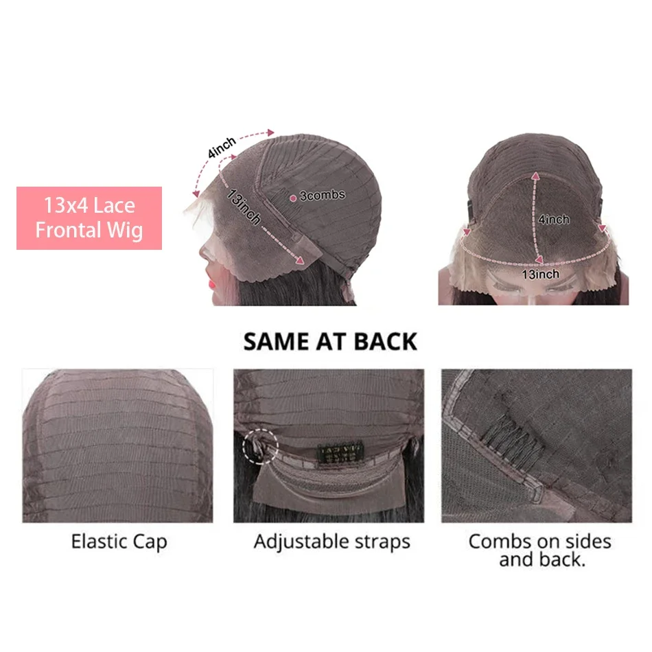 Highlight Lockige Bob 13x4 Spitze Frontal Perücke Brasilianische Ombre Braun Tiefe Wasser Welle Kurze Bob Spitze Front menschliches Haar Perücken Für Frauen