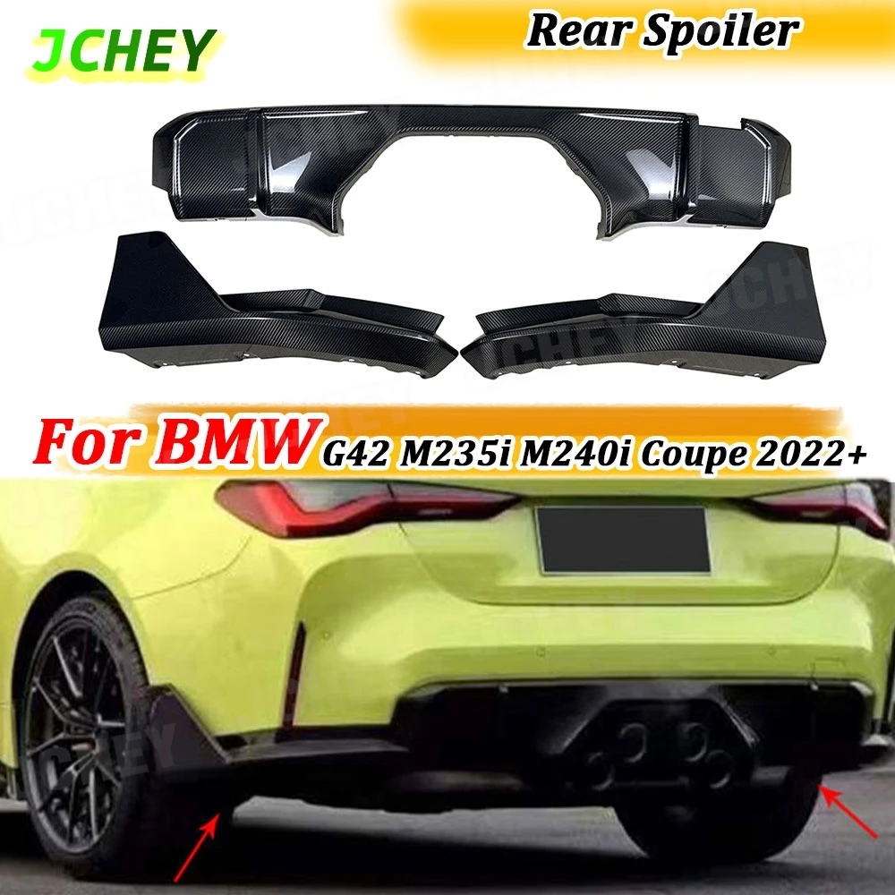 

For BMW 4 Series G82 G83 M4 2021 UP Body Kits Dry Carbon Fiber Rear Diffuser Lip Spoiler Splitters M Style FRP Car Accessories