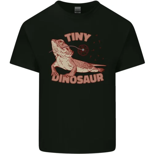 Winzig Dinosaurier Lustig Bartagame Herren Baumwolle T-Shirt