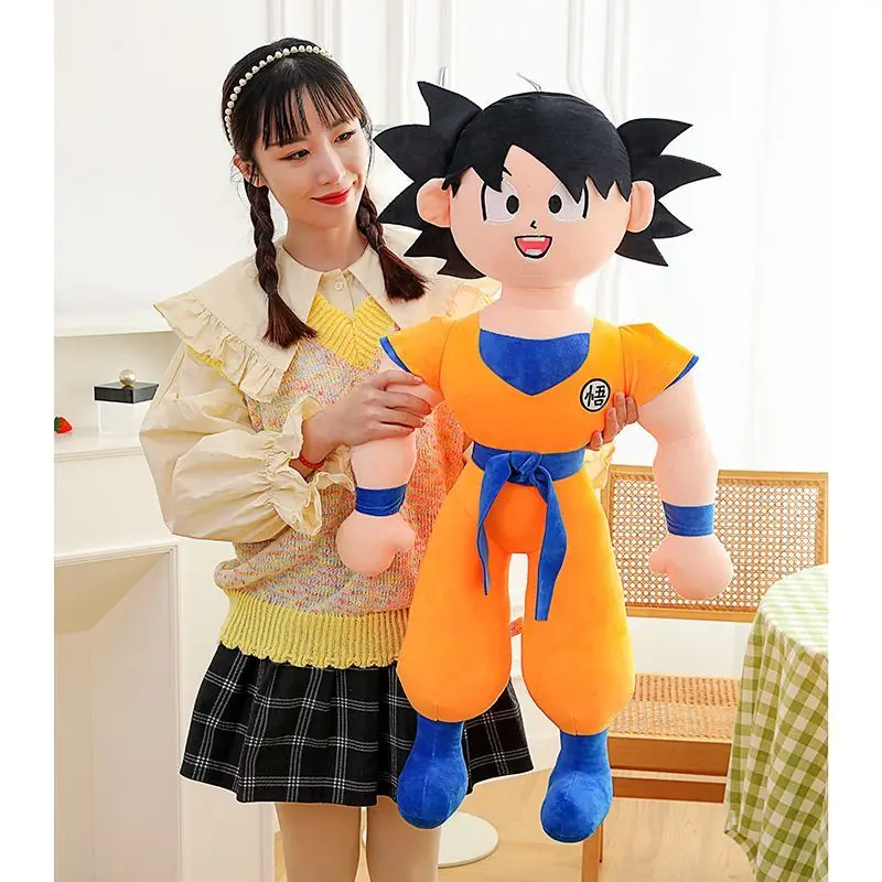 Dragon Ball Son Goku Anime Peluche pour Enfants, Jouet en Peluche, Super Saisuperb, KakarPossible, Doux, Oreiller Beurre, Cadeau d'anniversaire, 40 cm, 55 cm, 65 cm, 90cm