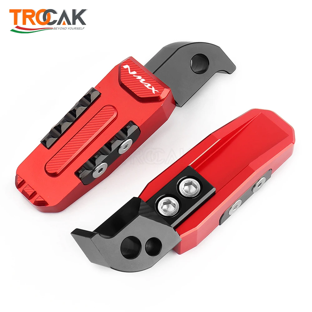 For Yamaha Nmax N-max 125 155 2015 2016 2017-2025 1 Pair Motorcycle Rear Foot Pegs Rests Pedals Footpegs