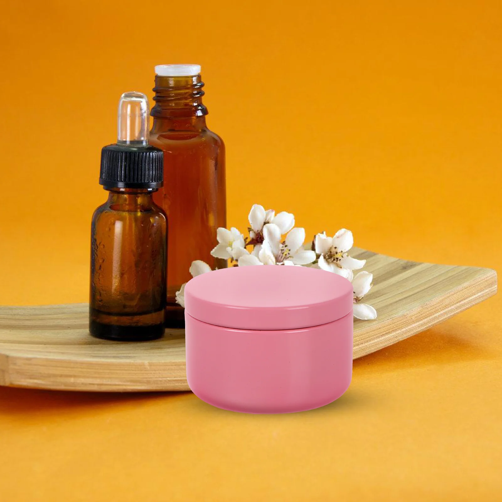 

8 Pcs Aromatherapy Essential Oil Cans Diy Dispensers Jars with Lids Storage Containers