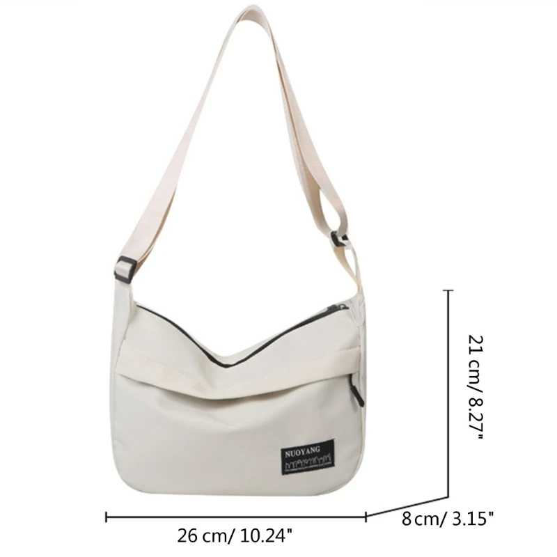 E74B Crossbody Bolsa Ombro Bolsa Casual Nylon Bolsa Bolsa Mensageiro Capacidade